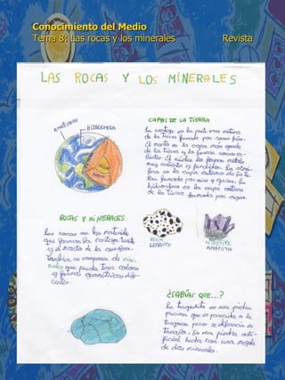 Conocimiento del Medio 6º de Primaria. Tema 8: Las rocas y los ...