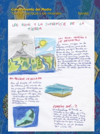 Conocimiento del Medio 6º de Primaria. Tema 8: Las rocas y los ...