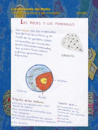 Conocimiento del Medio 6º de Primaria. Tema 8: Las rocas y los ...