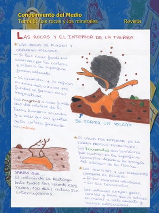 Conocimiento del Medio 6º de Primaria. Tema 8: Las rocas y los ...