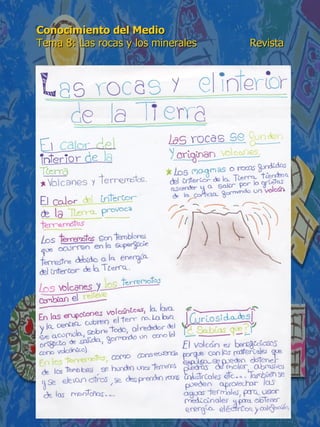 Conocimiento del Medio 6º de Primaria. Tema 8: Las rocas y los ...