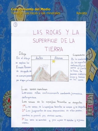 Conocimiento del Medio 6º de Primaria. Tema 8: Las rocas y los ...