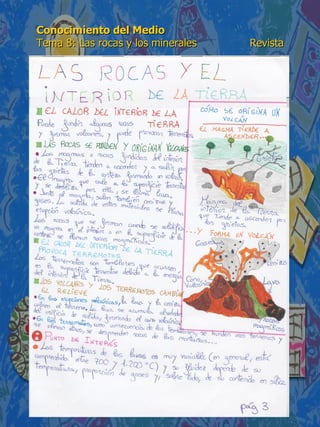 Conocimiento del Medio 6º de Primaria. Tema 8: Las rocas y los ...
