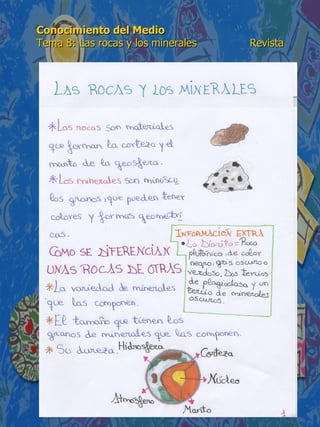 Conocimiento del Medio 6º de Primaria. Tema 8: Las rocas y los ...