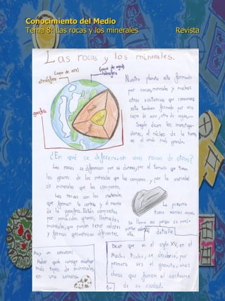 Conocimiento del Medio 6º de Primaria. Tema 8: Las rocas y los ...