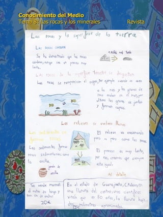Conocimiento del Medio 6º de Primaria. Tema 8: Las rocas y los ...