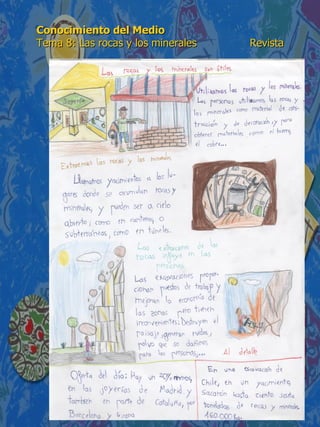 Conocimiento del Medio 6º de Primaria. Tema 8: Las rocas y los ...