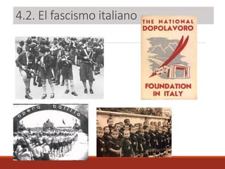 4.2. El fascismo italiano
 