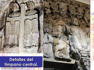 Detalles del tímpano central. 