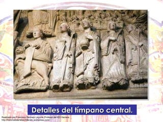 Detalles del tímpano central. 