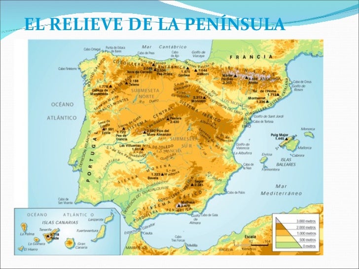 Tema 8 El relieve de España y el de tu Comunidad