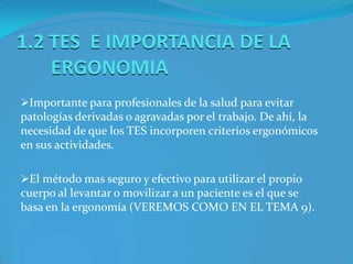 Estudia la adaptación del trabajo al hombre para evitar diferentes problemas de salud.