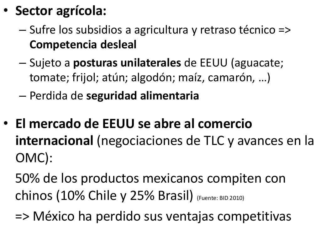 Política económica exterior de méxico