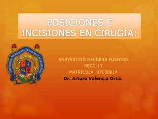 ANAYANTZIN HERRERA FUENTES.
SECC.13
MATRÍCULA 0700061ª
Dr. Arturo Valencia Ortiz.
 