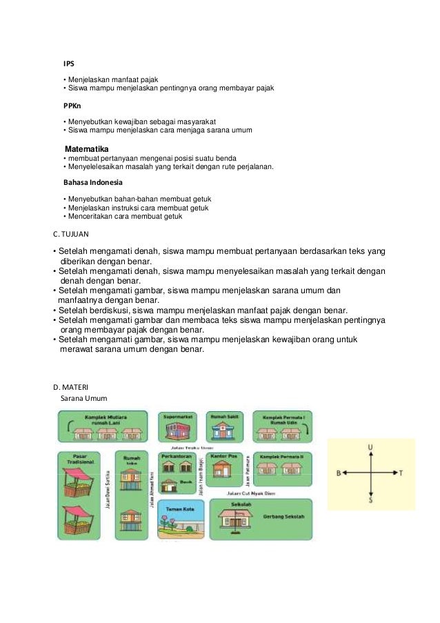 RPP Tematik Kelas IV Kurikulum 2013