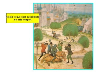 Relata lo que está sucediendoRelata lo que está sucediendo
en esta imagenen esta imagen.
 