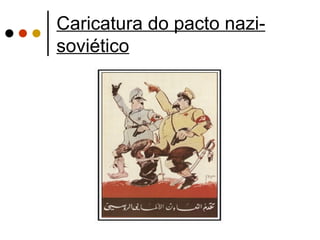 Caricatura do pacto nazi-
soviético
 