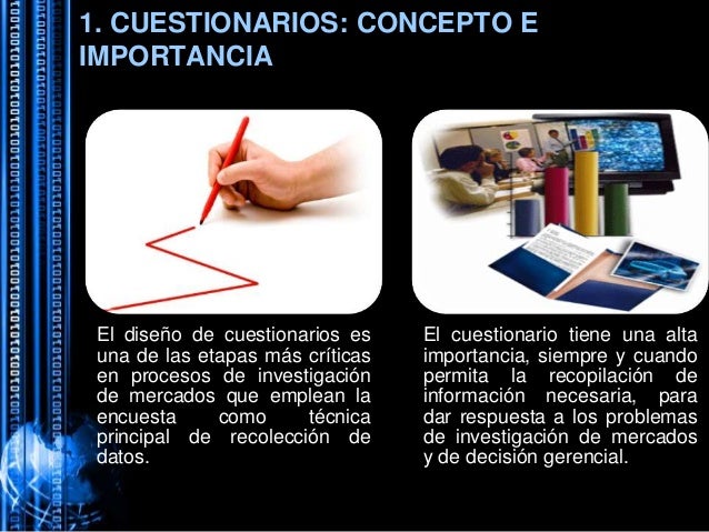 (Inv. Mercados) Tema 9 Diseño de cuestionarios