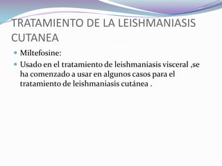  Coinfección VIH/Leishmania: baja sensibilidad, 11-67%
