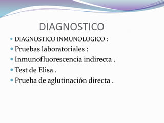 LEISHMANIASIS VISCERALEs una infección diseminada  a vísceras producida por el complejo donovani que incluye las especies : Leishmania donovani, Leishmania infantum  y  Leishmania chagasi que es la causante de la Leishmaniasis visceral en América .En la India se le dio el nombre de Kala-Azar que significa enfermedad negra .