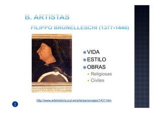 VIDA
                                     ESTILO
                                     OBRAS
                                        Religiosas
                                        Civiles



http://www.artehistoria.jcyl.es/arte/personajes/1431.htm
 