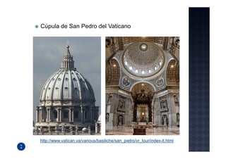 Cúpula de San Pedro del Vaticano




http://www.vatican.va/various/basiliche/san_pietro/vr_tour/index-it.html
 