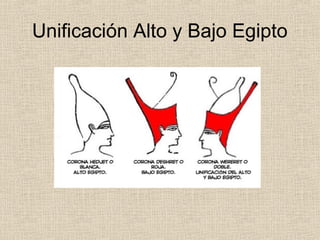 Unificación Alto y Bajo Egipto
 