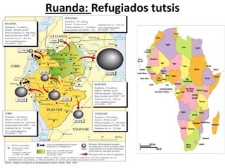 Ruanda: Refugiados tutsis
 