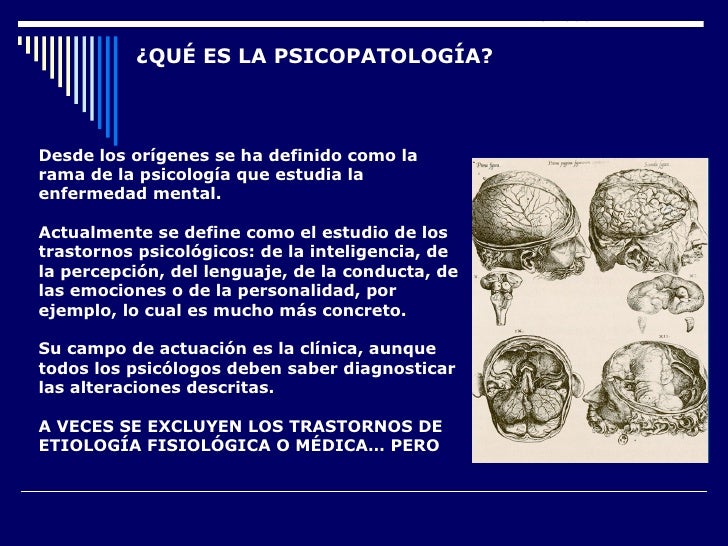 Ejemplos de psicopatologia de la percepcion pdf