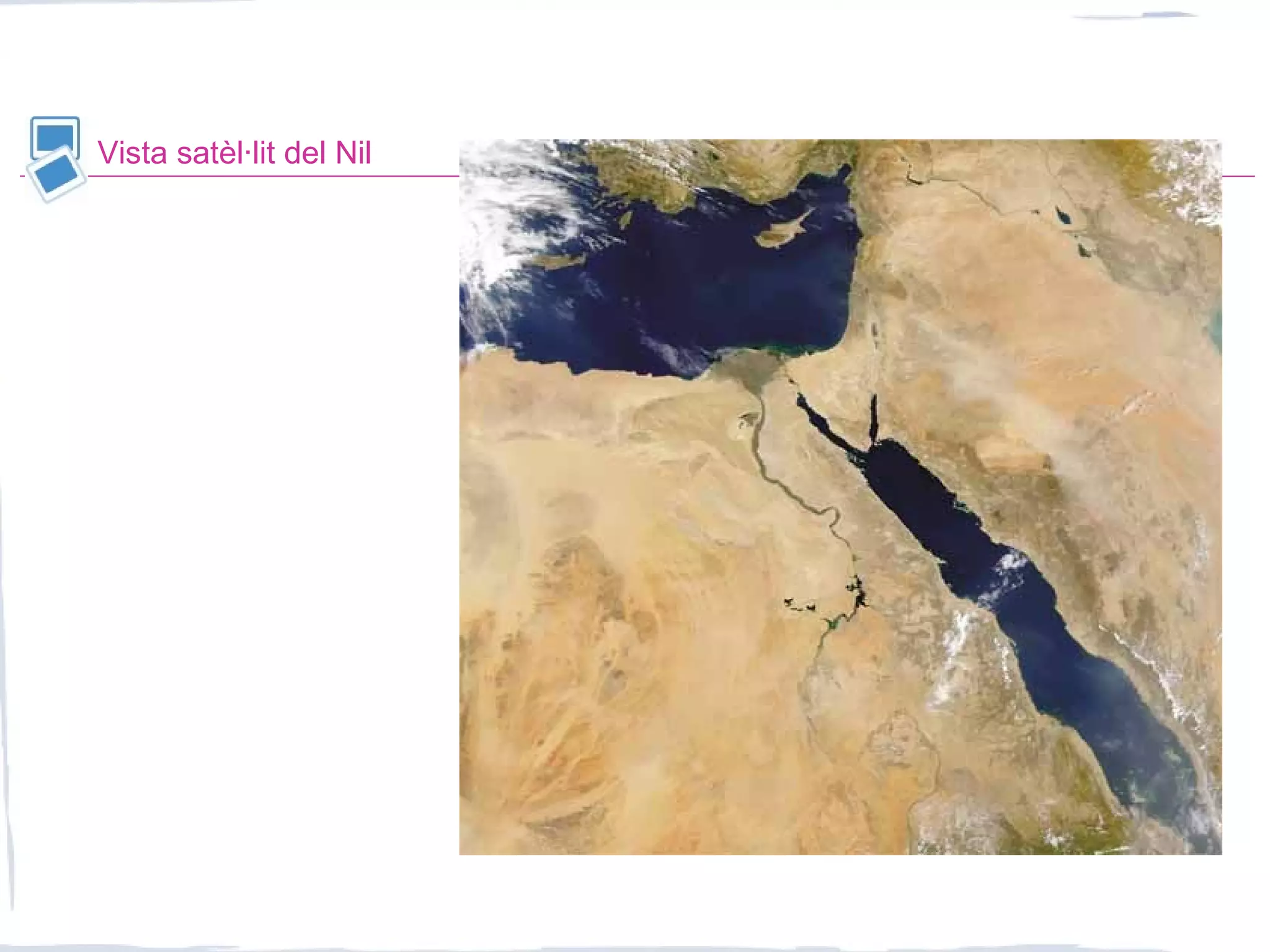 Vista satèl·lit del Nil
 