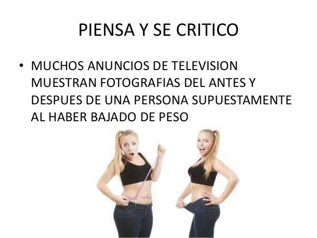 Comerciales de productos para adelgazar