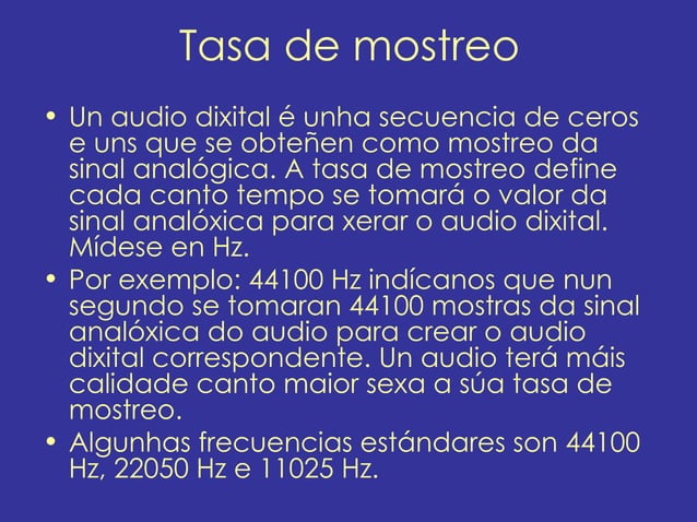 Tema audio | PPT