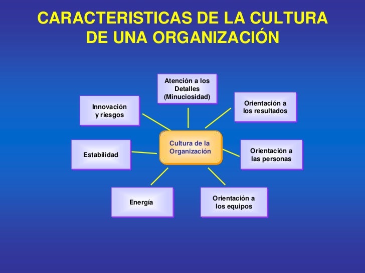 que es cultura organizacional y sus caracteristicas