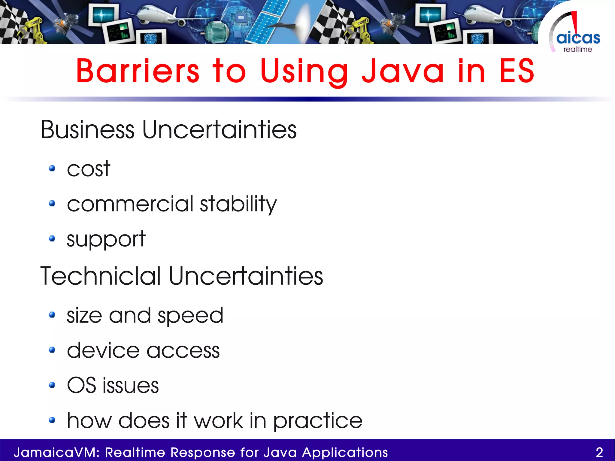 ﻿Moving to Realtime Java for Embedded Systems af James Hunt, Aicas ...