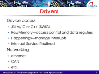 Moving to Realtime Java for Embedded Systems af James Hunt, Aicas ...