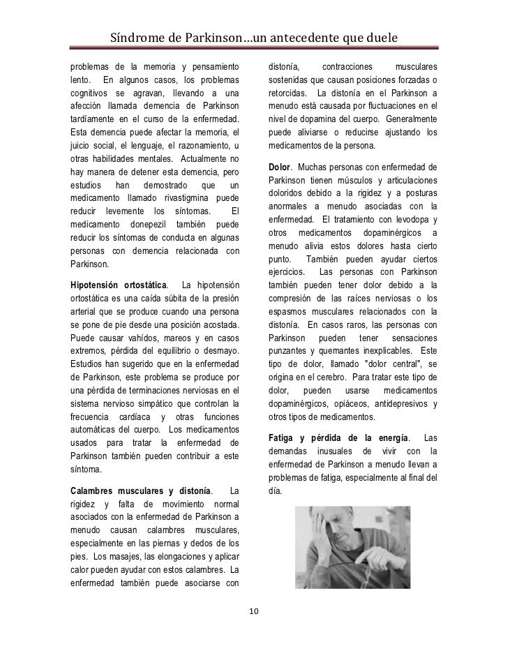Síndrome de Parkinson Síndrome de Parkinson