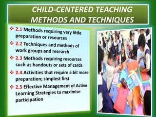 Childcentered teaching and interactive teaching methods for a better ...