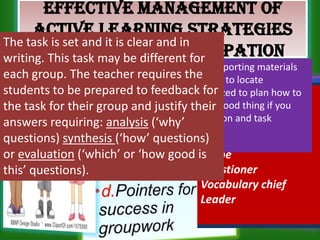 Childcentered teaching and interactive teaching methods for a better ...
