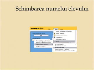 Schimbarea numelui elevului 
 
