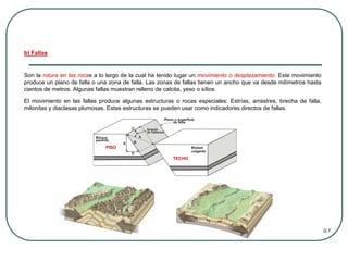 Brecha De Falla Roca FOLIACIONES Y LINEACIONES GEOLOGÍA ESTRUCTURAL | PDF
