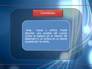 Cavidades 