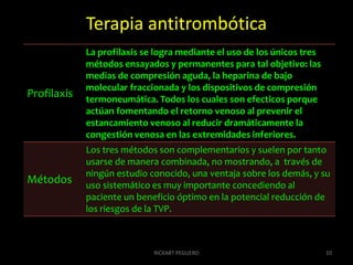Terapia antitrombótica  10RICKART PEGUERO