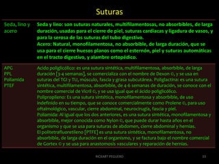 Suturas 33RICKART PEGUERO