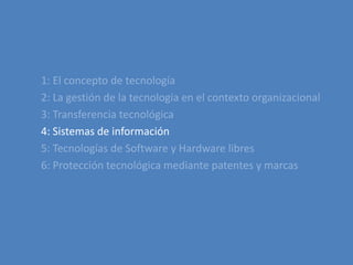 «La transferencia de tecnología implica la entrega de una capacidad tecnológica para usar adecuadamente, adaptar y mejorar la tecnología adquirida. Todos los esfuerzos de negociación deben orientarse hacia la obtención de los conocimientos y habilidades relacionadas con los productos, las máquinas y los equipos, las materias primas e insumos, los métodos de organización de la empresa y el trabajo» (Avalos I., 2005)«El proceso del cambio tecnológico puede ser el resultado de una tecnología local o una transferencia foránea. En nuestro país por lo general los cambios tecnológicos se dan por la transferencia de tecnologías desarrolladas por países más avanzados.»«La importación de tecnología en sí no es un problema, los problemas se presentan o se generan por una mala selección de la tecnología, por un inadecuado entrenamiento de personal o por una contratación perniciosa.»