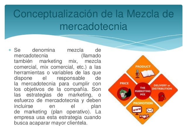 Tema i la mezcla de la mercadotecnia