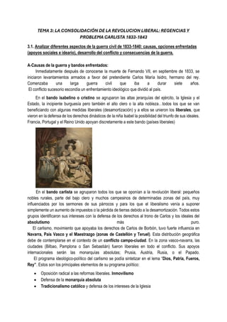 TEMA ILUSTRADO 3. LA CONSOLIDACIÓN DE LA REVOLUCION LIBERAL pdf | PDF