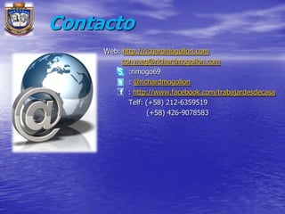 Tipos de NegociadoresProf. Richard Mogollónconyneg@richardmogollon.com