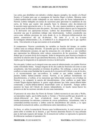 Tema iv derivada de funciones matematica i uts | PDF