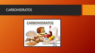 CARBOHIDRATOS
 