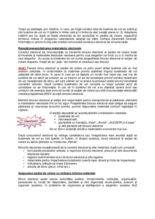 Tema Pregatirile Inainte De Ziua Alegerilor